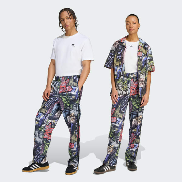 viacfarebná Celovzorované teplákové nohavice adidas x Jeremy Scott