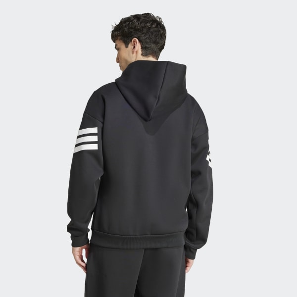 adidas Future Icons 3 Stripes セットアップ adidas Future Icons 3-Stripes Full-Zip Hoodie - Czerń