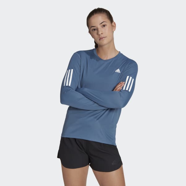 Bla Own the Run Long Sleeve T-skjorte NEE22