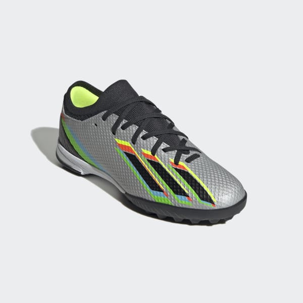 adidas X Speedportal.3 Turf Shoes Silver Kids' Soccer adidas US