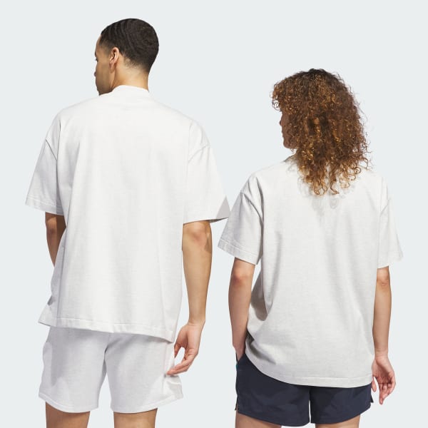 Grey adidas Basketball T-Shirt