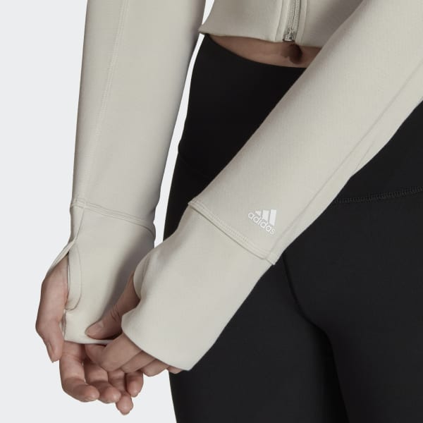Μπεζ AEROREADY Studio Track Top SH766