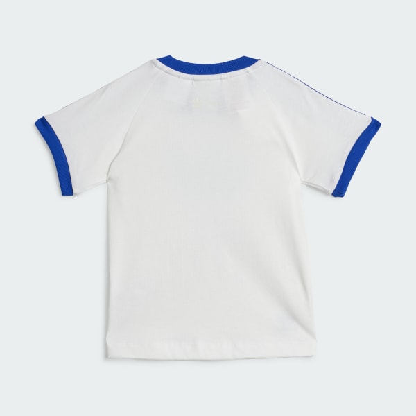 White adidas x Disney Mickey Mouse Shorts Tee Set Kids