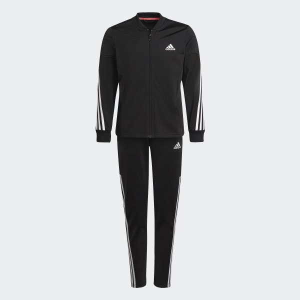 Black AEROREADY 3-Stripes Polyester Track Suit TC087