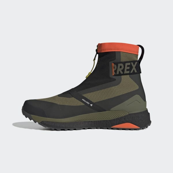 Green Terrex Free Hiker COLD.RDY Hiking Boots JAG48