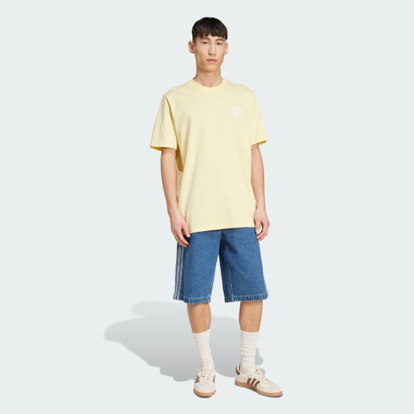 Yellow adidas Originals Resort Graphic Tee