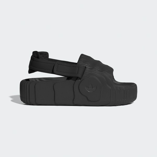 Adidas adilette slides women's black sales