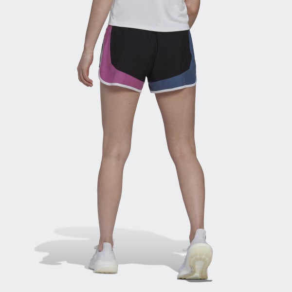Czerń Marathon 20 Colourblock Running Shorts DI411