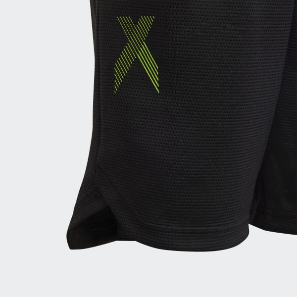 Black Football-Inspired X Shorts QB141