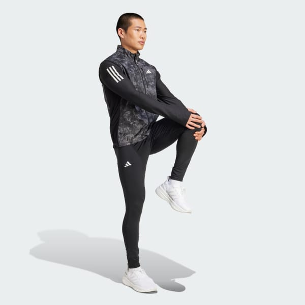 Grey Own The Run Spray Dye Vest