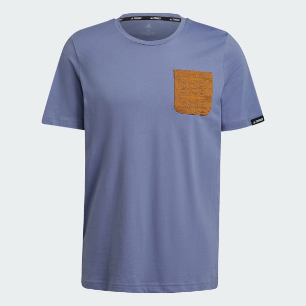 Purple Terrex Pocket Graphic T-Shirt AV573