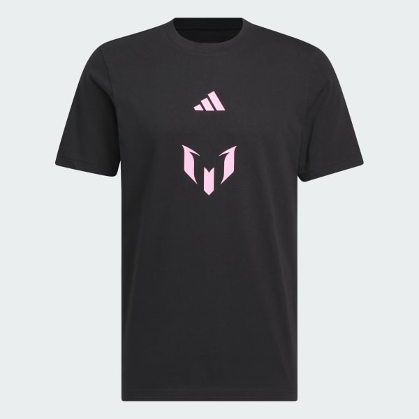 adidas Men's Soccer Messi Tee - Black | Free Shipping with adiClub ...