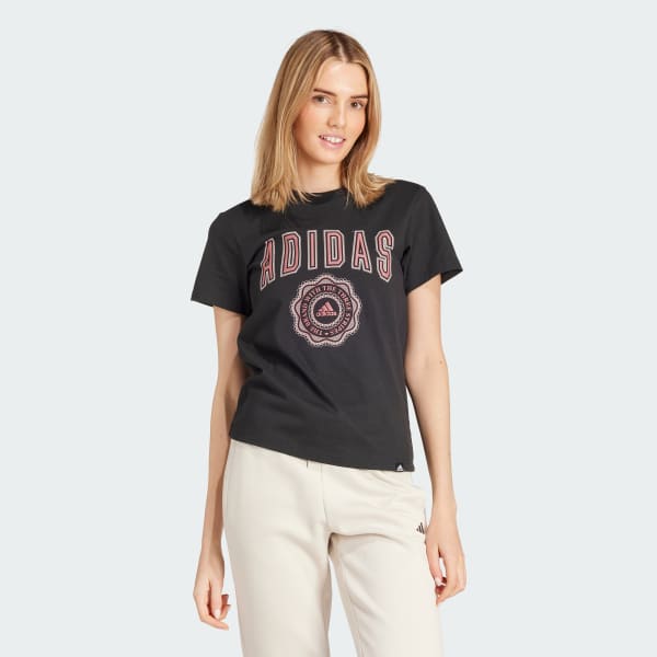 adidas Collegiate Graphic Tee Black adidas Philippines