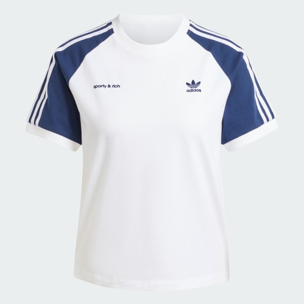adidas x Sporty & Rich Track Quarter Zip Navy/White - SS24 - US