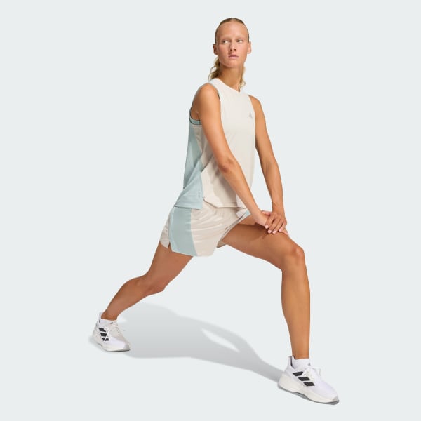 ベージュ adi365 ブリーズ ランニング タンクトップ