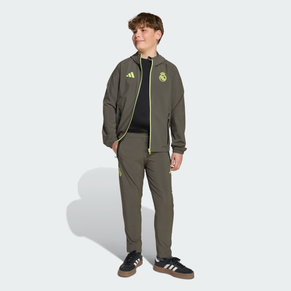 Gris Pantalon de voyage Real Madrid Tiro 25 Competition Vis Tech Enfants