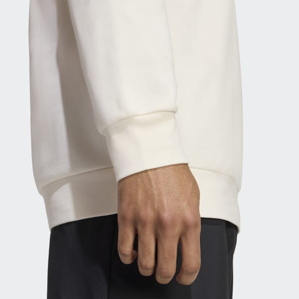 adidas Heritage Graphic Crew Sweatshirt - White | Free