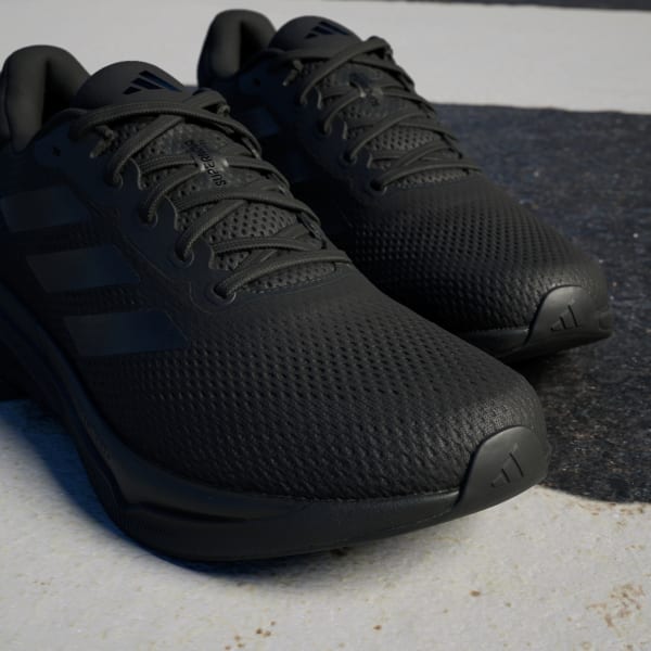 Adidas Men s Supernova Stride Running Shoes Size 8 Black Black Black Black Friday