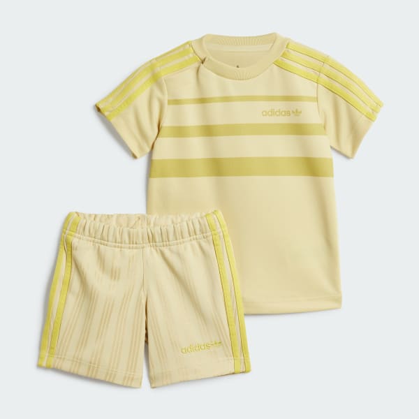 Amarillo Conjunto Shorts Polo Niños