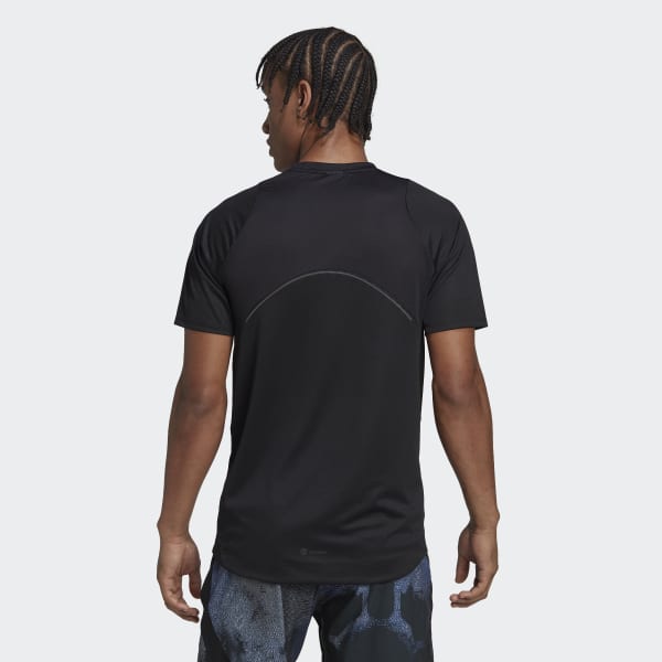 Black HIIT Spin Training T-Shirt ZR667