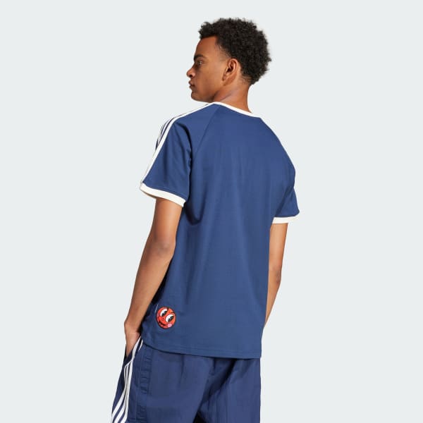 สีน้ำเงิน เสื้อยืด adidas Originals