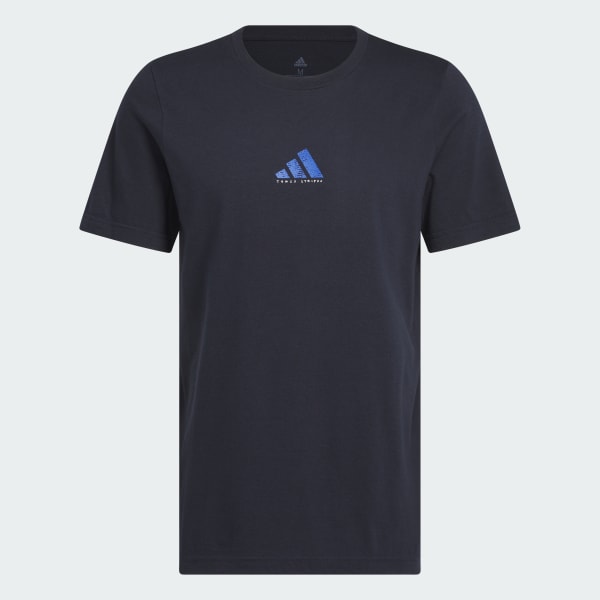 Azul Polera Codes Photoreal Estampada