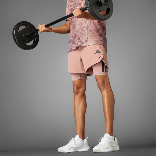 Pink 2-in-1 PrimeLift Shorts