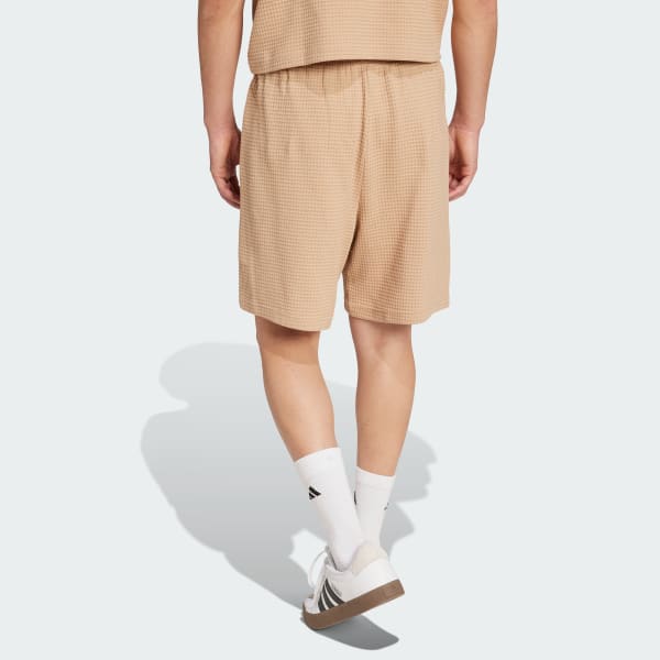 Brown ALL SZN Waffle Knit 7-inch Shorts