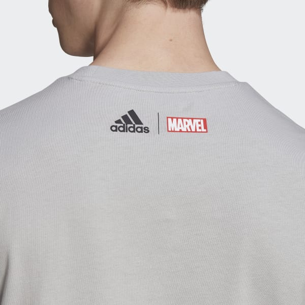 Grey Real Madrid Marvel Avengers T-Shirt MMI90