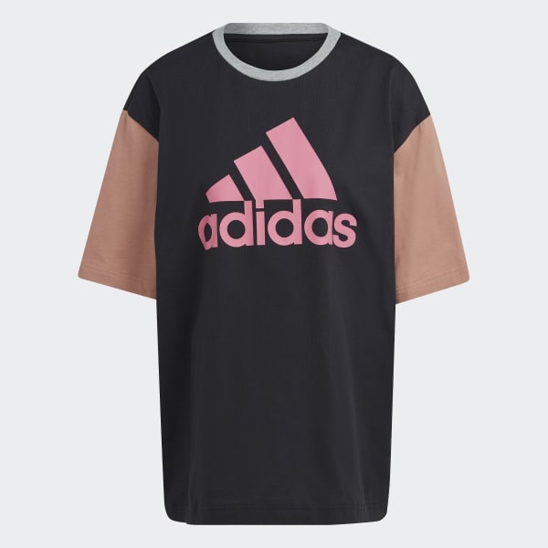 Preto Camiseta Boyfriend Essentials Big Logo