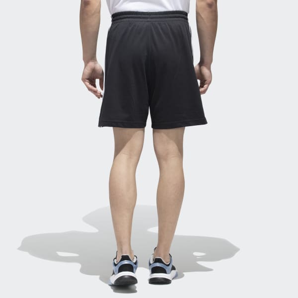 adidas Mens 3 Stripe Shorts with Zipper Pockets (Grey Six/Black, Medium) :  : Clothing, Shoes & Accessories