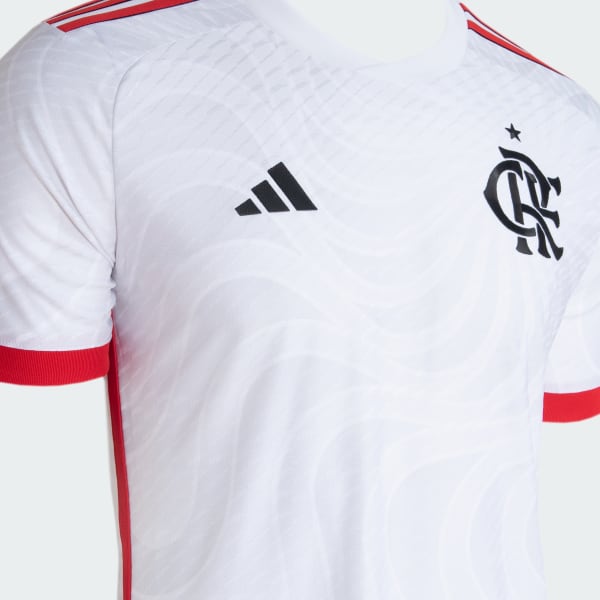 Branco Camisa 2 CR Flamengo 24 Authentic