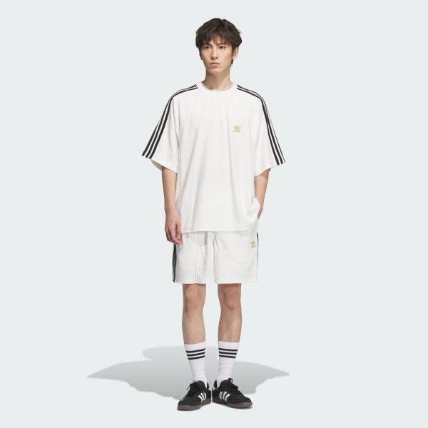 ホワイト 半袖テリーTシャツ