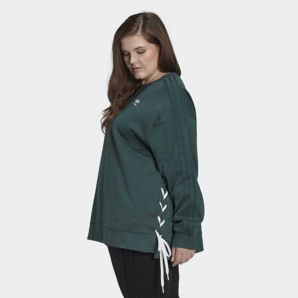 Groen Always Original Laced Sweatshirt (Grote Maat) ZK859