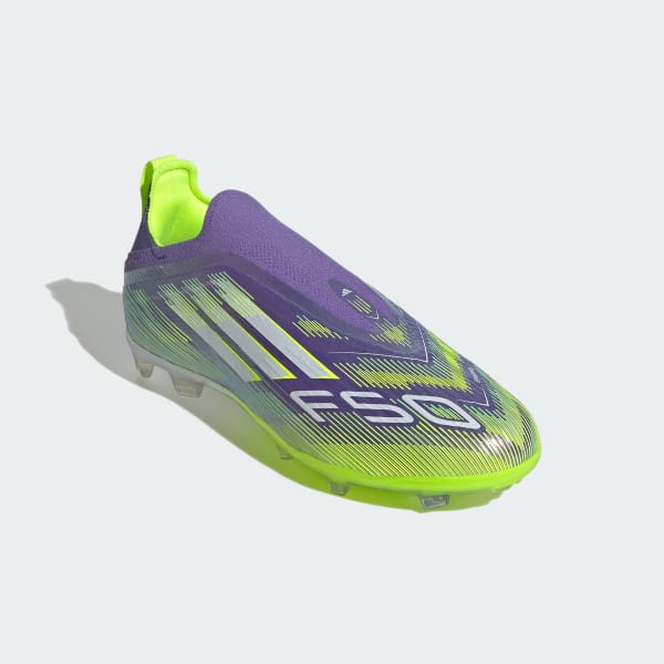 Lilla F50 Elite Laceless Firm Ground Kids støvler