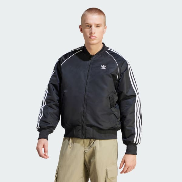 Adidas Originals Bomber Jacket, Men's, Size: XL, Black