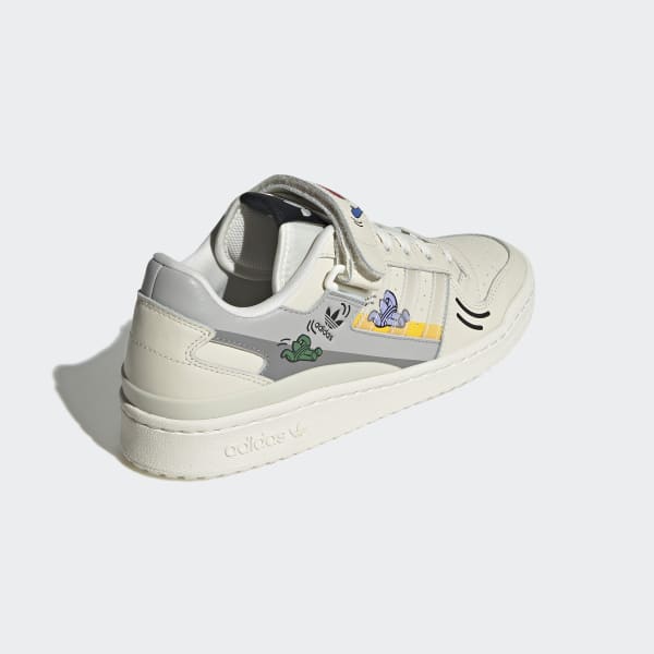 White Forum Low Shoes LQE74