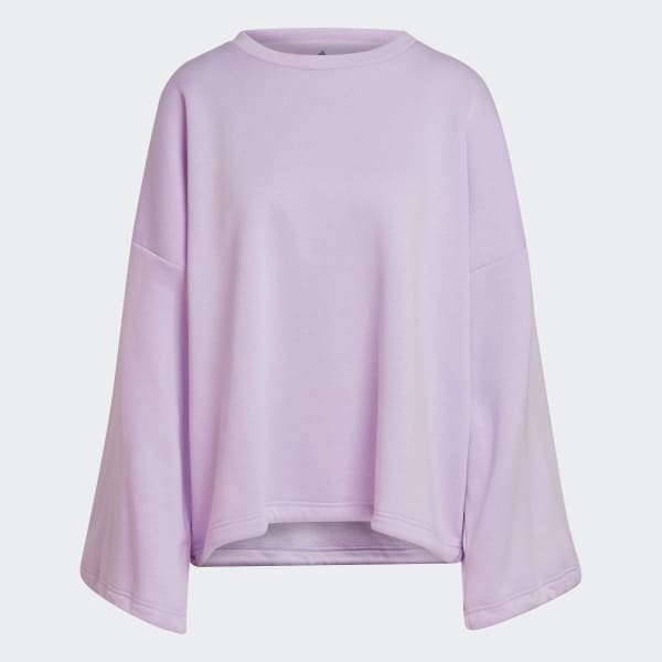 Purple Studio Lounge Fleece Sweatshirt IS464