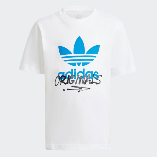 adidas Graphic Tee Kids White adidas Philippines