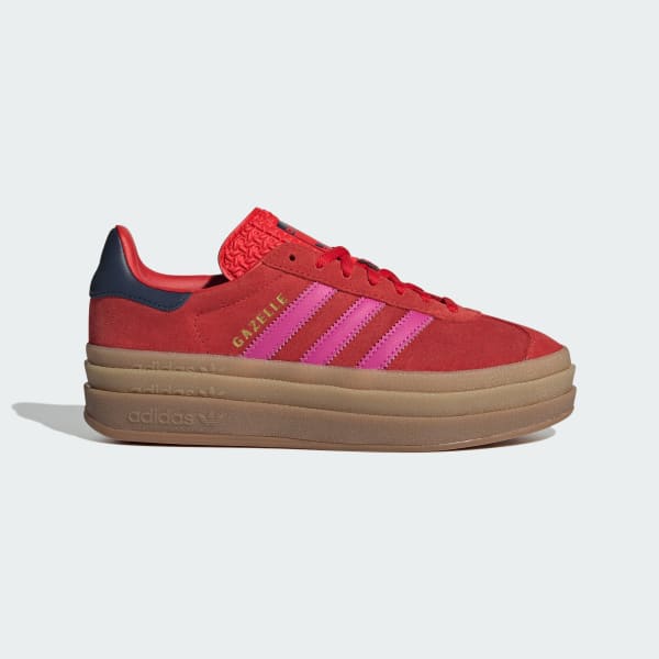 Rojo Zapatilla Gazelle Bold