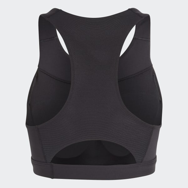 Schwarz Running Medium-Support Sport-BH