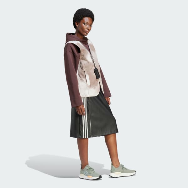 Beige Zip-Up Vest