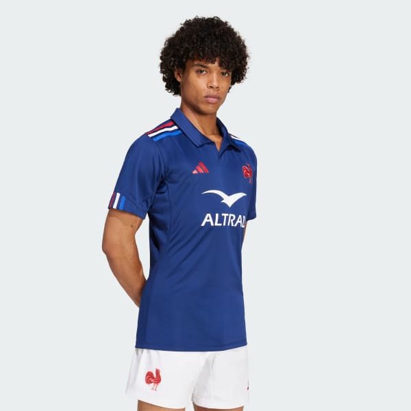 Blauw Frankrijk Rugby Performance Thuisshirt