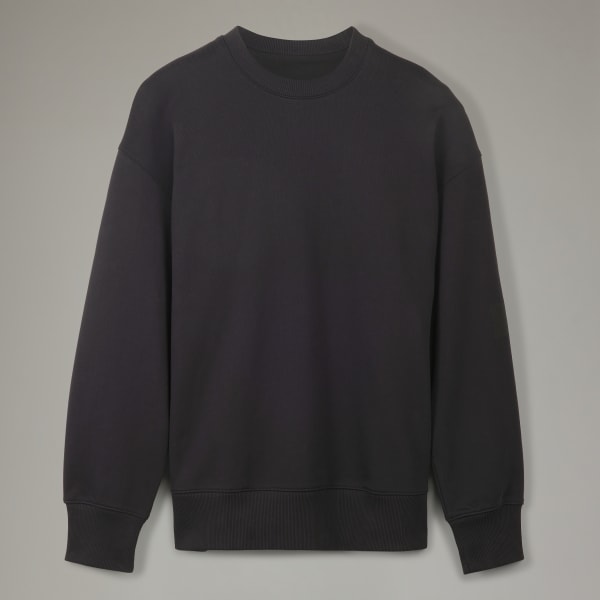 Preto Moletom Gola Redonda Organic Cotton Terry Y-3