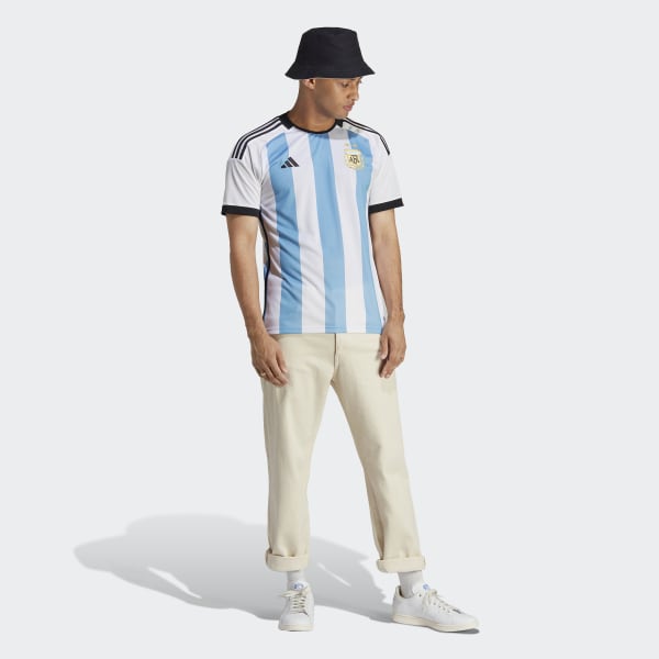 White Argentina 22 Home Jersey