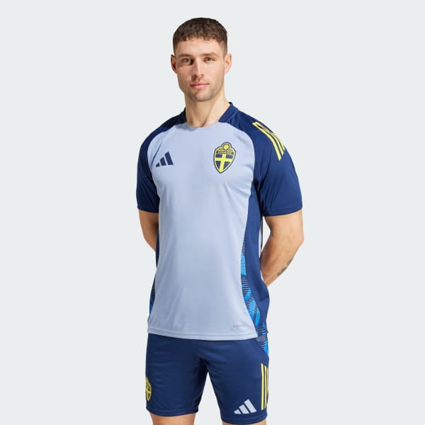 Maglia da allenamento Tiro 24 Competition Sweden Blu adidas