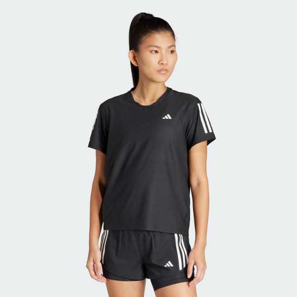 Schwarz Own the Run T-Shirt