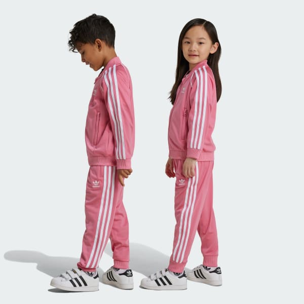 adidas Adicolor SST Trainingspak Kids Roze adidas Officiele Shop