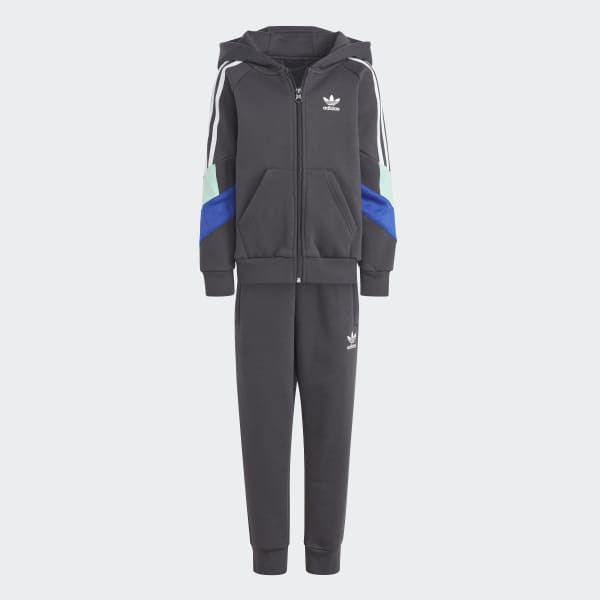 gris Ensemble veste à capuche zippée adidas Rekive