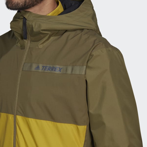 Πράσινο Terrex Multi RAIN.RDY 2-Layer Rain Jacket